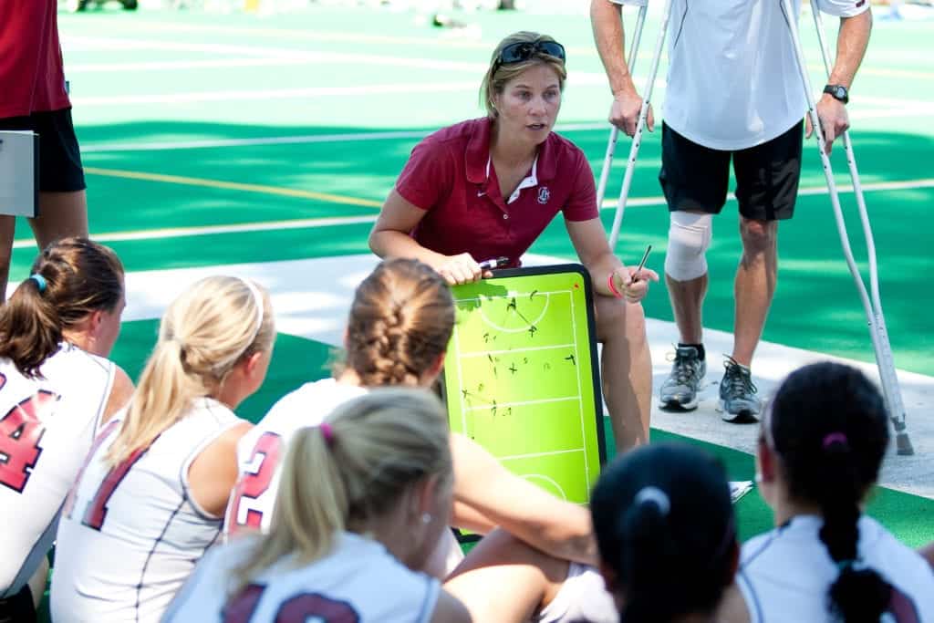 Stanford’s Women’s Field Hockey team Head Coach Tara Danielson 