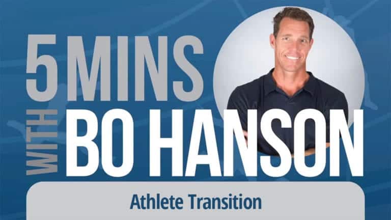 5 Minutes With Bo Hanson Athlete Transition
