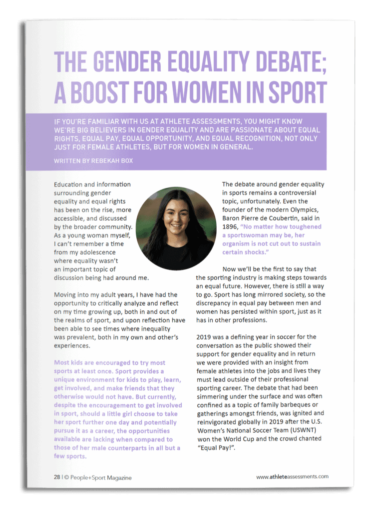 ArticleCover_TheGenderEqualityDebate-ABoostForWomenInSport