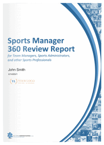 Sports Manager360 Review Report Cover