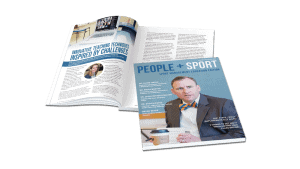 People+Sport: Sport Management Magazine Mockup