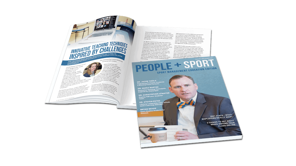 People+Sport: Sport Management Magazine Mockup