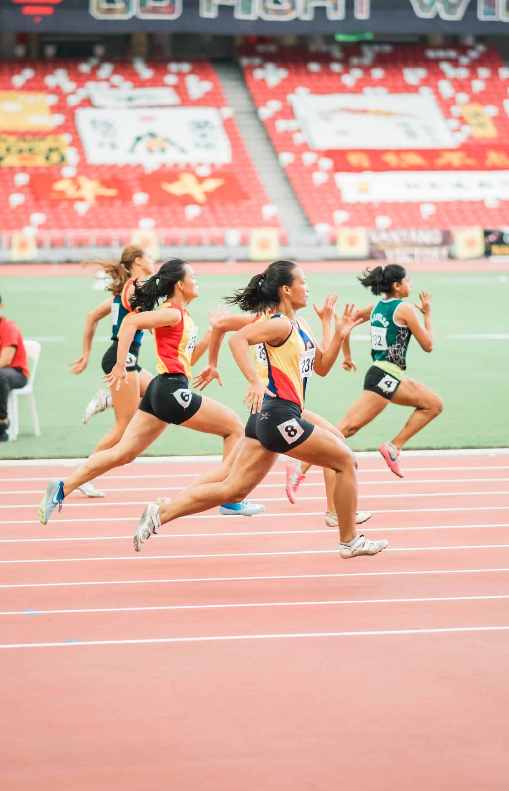 female sprint race
