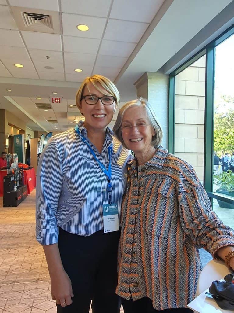 NFHCA Conference Liz Masen & Marlene Bjornsrud