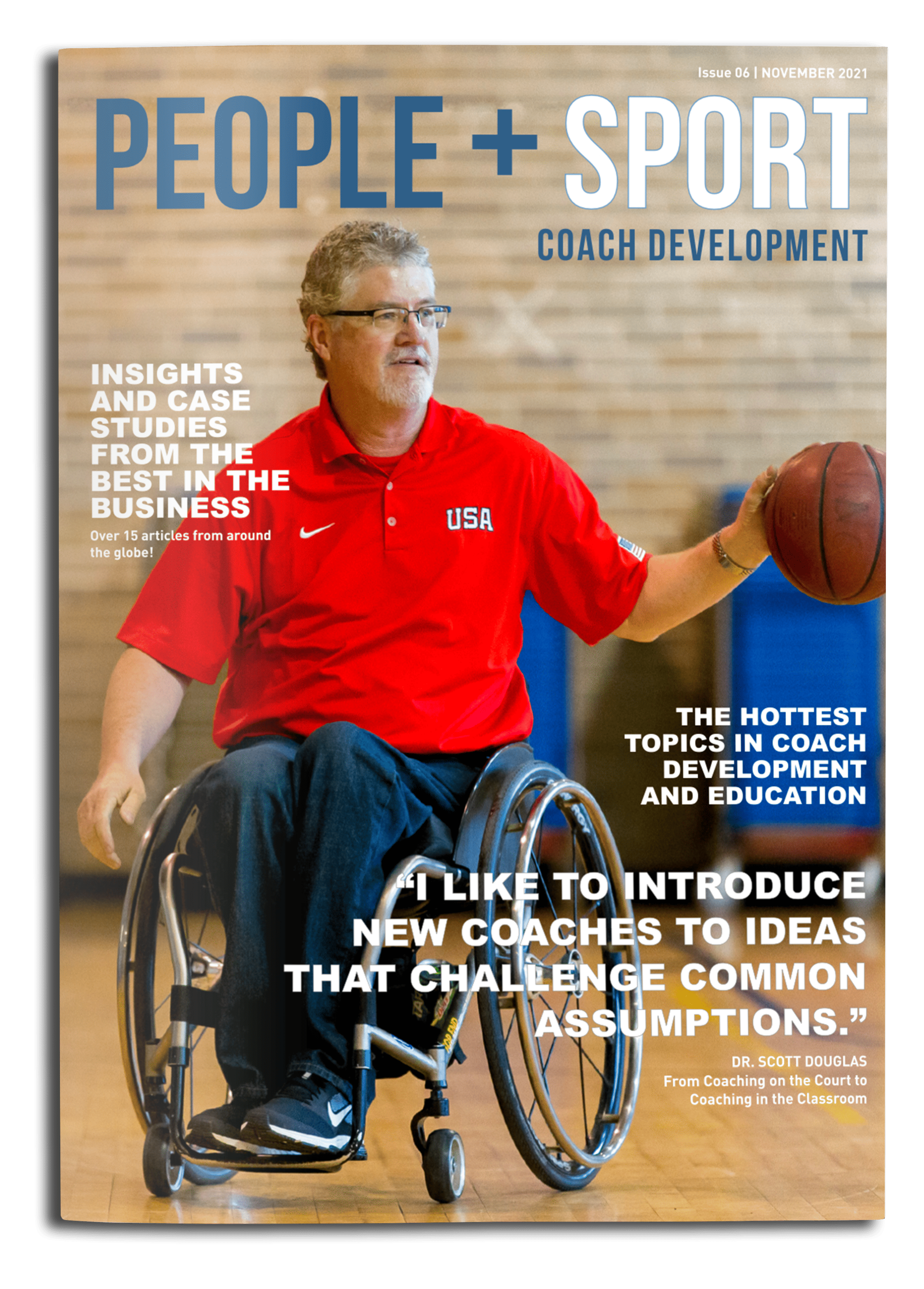 P+S Coach Development Magazine Cover Mockup