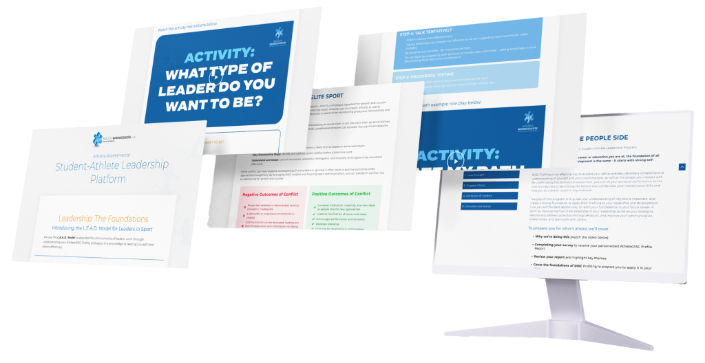 Leading the leaders online learning dashboard